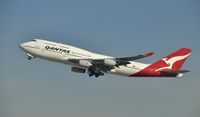 VH-OJS @ KLAX - Departing LAX on 25R - by Todd Royer