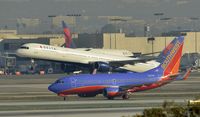 N227WN @ KLAX - Taxiing to gate at LAX - by Todd Royer