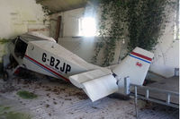 G-BZJP - Zenair, seen at a Private farm strip in west Wales, awaiting a complete rebuild. - by Derek Flewin
