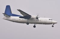 PH-JXK @ EGHH - Finals to 08 on a foggy morning - by John Coates