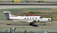 N735MD @ KLAX - Taxiing to parking at LAX - by Todd Royer