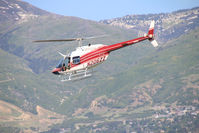 N206ZZ @ BTF - N206ZZ Bell Jet Ranger departing Skypark, UT - by Pete Hughes