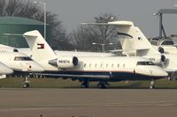N818TH @ EGGW - 1996 Canadair CL-600-2B16, c/n: 5315 at Luton - by Terry Fletcher