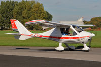 G-CESW @ EGBR - Flight Design CTSW at The Real Aeroplane Club's Helicopter Fly-In, Breighton Airfield, September 2013. - by Malcolm Clarke
