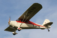 G-AKVN @ EGBR - Aeronca 11AC Chief at The Real Aeroplane Club's Pre-Hibernation Fly-In, Breighton Airfield, October 2013. - by Malcolm Clarke