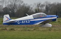 G-AYKD @ EGSV - Just landed. - by Graham Reeve