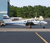N3046U @ KMJX - Interesting 1979 twin Piper at Ocean County Airport. - by Daniel L. Berek