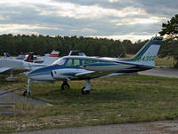 N3435Q @ KMJX - Handsome oldtimer, looking quite forlorn and neglected. - by Daniel L. Berek
