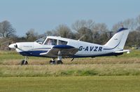 G-AVZR @ EGSV - Just landed. - by Graham Reeve