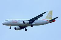 TS-INN @ EGCC - 1998 Airbus A320-212, c/n: 793 operating for Libyan Airlines - by Terry Fletcher