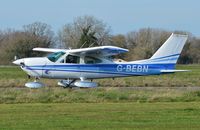 G-BEBN @ EGSV - On the runway at Old Buckenham. - by Graham Reeve