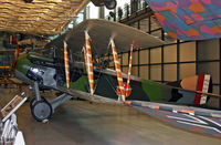 AS9392 @ KIAH - The model XVI was a two-seat reconnaissance version of the venerable SPAD fighter.  Though this was an undistinguished aircraft, the particular example is noteworthy as General Billy Mitchell piloted the machine at the end of WWI. - by Daniel L. Berek