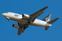 SP-LKE @ EGLL - Boeing 737-55D [27130] (LOT Polish Airlines) Home~G 05/03/2010. On approach 27R.