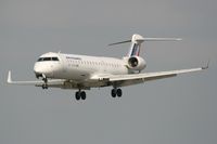 F-GRZF @ LFRB - Canadair Regional Jet CRJ-700, Short approach rwy 25L, Brest-Guipavas Airport (LFRB-BES) - by Yves-Q