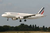 F-GHQJ @ LFRB - Airbus A320-211, On final rwy 25L, Brest-Guipavas Airport (LFRB-BES) - by Yves-Q