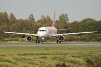 G-EZIZ @ LFRB - Airbus A319-111, Holding point rwy 25L, Brest-Guipavas Airport (LFRB-BES) - by Yves-Q