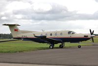 VP-BLS @ EGHH - At Pilatus Centre - by John Coates