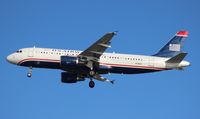 N118US @ TPA - USAirways A320 - by Florida Metal