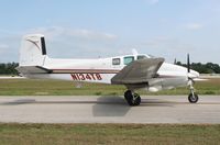 N134TB @ LAL - Beech H50 Twin Bonanza - by Florida Metal