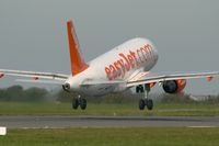 G-EZFU @ LFRB - Airbus A319-111, Take off rwy 07R, Brest-Guipavas Airport (LFRB-BES) - by Yves-Q