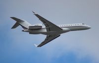 N162QS @ PBI - Net Jets Global 6000 - by Florida Metal