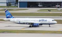 N623JB @ KFLL - Airbus A320