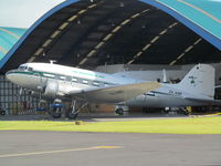 ZK-AWP @ NZAA - Out of hangar at last - nearly - by magnaman
