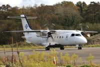 D-CIRA @ EGHH - Arriving at JETS - for Sierra Nevada Corpn and USAF - by John Coates