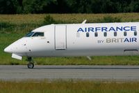 F-HMLF @ LFRB - Canadair Regional Jet CRJ-1000, Taxiing to holding point Rwy 07R, Brest-Guipavas Airport (LFRB-BES) - by Yves-Q