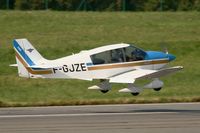 F-GJZE @ LFRB - Robin DR-400-120, Landing rwy 07R, Brest-Bretagne Airport (LFRB-BES) - by Yves-Q