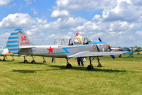 N2207X @ KOSH - Yakovlev Yak-52 [822014] Oshkosh-Wittman Regional Airport~N 30/07/2008 - by Ray Barber
