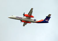 N437QX @ SEA - N437QX DHC8 climbing out of SEA/TAC - by Pete Hughes