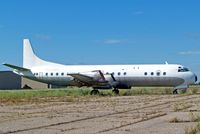 C-GZYH @ CYQF - Lockheed L-188A Electra [1124] (Air Spray 1967 Ltd) Red Deer~ C 23/07/2008