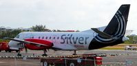 N303AG @ KEYW - Silver Airways Saab 340B taxiing out for departure from Key West International Airport in Key West, FL. - by Kreg Anderson