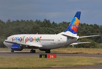 LY-FLH @ EGHH - Entering 26 to depart - by John Coates