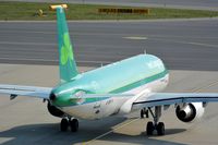 EI-DEN @ LOWW - A-320 enlightened by the sun at VIE - by Paul H