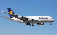 D-AIMI @ KMIA - Airbus A380-800 - by Mark Pasqualino