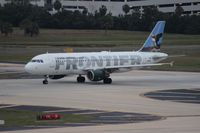 N261AV @ TPA - Frontier puffin A320 (as of 2013 wears tail number N218FR) - by Florida Metal