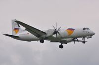 G-BTPE @ EGHH - Finals to 08 in poor weather - by John Coates