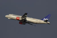 OY-KAP @ EGCC - SAS A320 Take off 23R Manchester EGCC