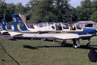 117 @ LFFQ - F-SEYH on display at La Ferté-Alais, 2004 airshow, as n° 3 of the Armée de l'Air patrouille Cartouche Dorée (GE-315). - by J-F GUEGUIN