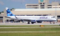 N324JB @ PBI - Jet Blue E190 - by Florida Metal