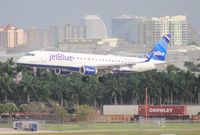 N368JB @ FLL - brand new Jet Blue E190 - by Florida Metal