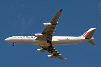 4R-ADE @ EGLL - Airbus A340-313X [367] (Srilanka) Heathrow~G 09/05/2011 . Now with Srilankan titles on the fuselage. On approach 27R. - by Ray Barber