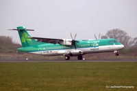 EI-FAW @ EGCC - Early Morning Arrival 05R Manchester EGCC