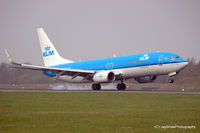 PH-BXU @ EGCC - Early Morning Arrival Manchester EGCC - by Jay Shaw
