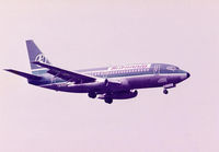 G-BJZV @ EGNT - Newcastle Woolsington - Britannia Airways