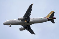 5A-LAJ @ EGLL - Airbus A320-214 [4490] (Libyan Airlines) Home~G 05/02/2011. On approach 27R. - by Ray Barber