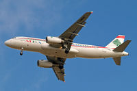 F-OMRN @ EGLL - Airbus A320-232 [4339] (Middle East Airlines) Home~G 08/10/2013. On approach 27R. - by Ray Barber