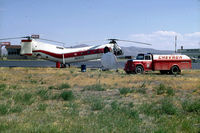 N10109 @ BKE - Baker Airport with flagstaff hill behind. Baker City, Oregon
Used in the filming of the movie Paint Your Wagon. - by George Gildersleeve